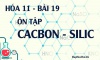 Bài tập ôn tập Cacbon, Silic và hợp chất của Cacbon, Silic - hóa 11 bài 19